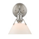 Golden - 3306-BA1 PW-OP - One Light Bath Vanity - Orwell - Pewter