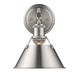 Golden - 3306-BA1 PW-PW - One Light Bath Vanity - Orwell - Pewter