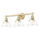 Orwell Three Light Bath Vanity (3306-BA3 BCB-CLR)