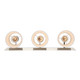 Brilia Three Light Vanity (5189-BA3 PN-PLT)
