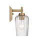 Brilia One Light Wall Sconce Vanity (5189-WSC BCB-FLT)