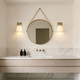 Brilia One Light Wall Sconce Vanity (5189-WSC BCB-PLT)