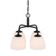 Dorinda Four Light Pendant (6954-4P BLK-OP)