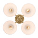 Dorinda Four Light Semi-Flush Mount (6954-4SF BCB-OP)