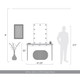 Starlight LED Mirror (8195-24M WHT-B)