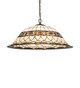 Meyda Tiffany - 283198 - Three Light Pendant - Tiffany Roman - Mahogany Bronze