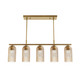 Hunter - 13233 - Five Light Chandelier - Beverly Glen - Luxe Gold