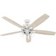 Hunter - 52347 - 60Ceiling Fan - Dondra - Matte White