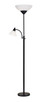 Adesso Home - 7202-01 - Two Light Torchiere - Piedmont - Black