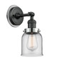 Innovations - 203BK-BPPC-HRPC-G52 - One Light Wall Sconce - Franklin Restoration - Matte Black