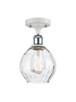 Innovations - 516-1C-WPC-G362 - One Light Semi-Flush Mount - Ballston - White Polished Chrome