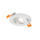 Dals - FGM3-CDW-WH - Flat Gimbal Recessed - Pivot - White