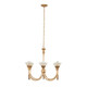 Kalco - 525371MG - Six Light Chandelier - Flora - Modern Gold