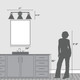 Carrington Isle Three Light Vanity (13169)