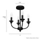 Southcrest Four Light Flush Mount (19642)