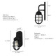Starklake One Light Wall Sconce (19668)