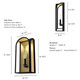 Dukestown One Light Wall Sconce (19729)