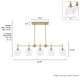 Xidane Five Light Chandelier (19747)