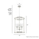 Xidane Three Light Pendant (19750)