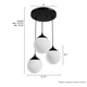 Hepburn Three Light Pendant (19757)