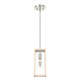 Hunter - 19770 - One Light Mini Pendant - Squire Manor - Brushed Nickel