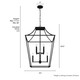 Laurel Ridge Eight Light Pendant (19771)
