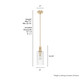 Gatz One Light Pendant (19791)