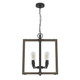 Hunter - 19806 - Four Light Pendant - Woodburn - Noble Bronze