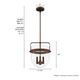 Karloff Three Light Pendant (19832)
