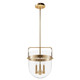 Hunter - 19834 - Three Light Pendant - Karloff - Alturas Gold