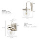 Karloff One Light Wall Sconce (19842)