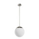 Hunter - 19848 - One Light Pendant - Hepburn - Brushed Nickel