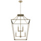 Hunter - 19873 - Eight Light Pendant - Laurel Ridge - Alturas Gold