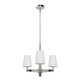 Hunter - 19877 - Three Light Chandelier - Nolita - Brushed Nickel