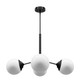Hunter - 19893 - Four Light Chandelier - Hepburn - Matte Black