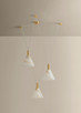 Eileen Three Light Chandelier (H1178803-AGB)