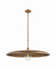 Mitzi - H1182701L-PBR - One Light Pendant - Mamie - Patina Brass