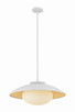 Mitzi - H368701L-WH/GL - One Light Pendant - Cadence - White