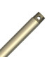 Hunter - 26313 - Pipe - Extension Downrod Hunter Bright Brass - Bright Brass