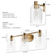 Lochemeade Three Light Bathroom Vanity (45229)