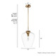 Vidria One Light Pendant (45234)