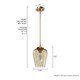 Vidria One Light Pendant (45235)
