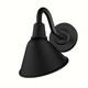 Hunter - 46011 - One Light Outdoor Wall Mount - Cassius - Matte Black
