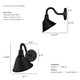 Cassius One Light Outdoor Wall Mount (46011)