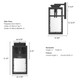 Aspenbrook One Light Outdoor Wall Mount (46044)