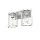 Hunter - 48002 - Two Light Bathroom Vanity - Astwood - Brushed Nickel