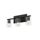Hunter - 48030 - Three Light Bathroom Vanity - Kerrison - Natural Black Iron