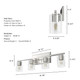 Kerrison Four Light Bathroom Vanity (48032)