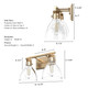 Van Nuys Two Light Bathroom Vanity (48034)
