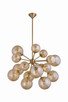 Troy Lighting - F1039-PBR - 18 Light Chandelier - Santee - Patina Brass